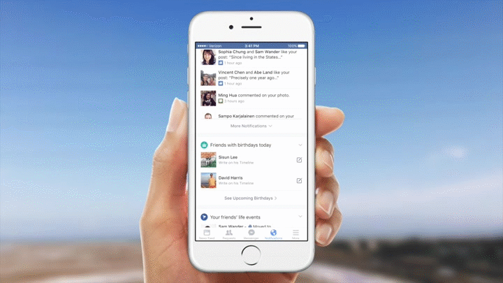 Facebook Newsfeed Flow